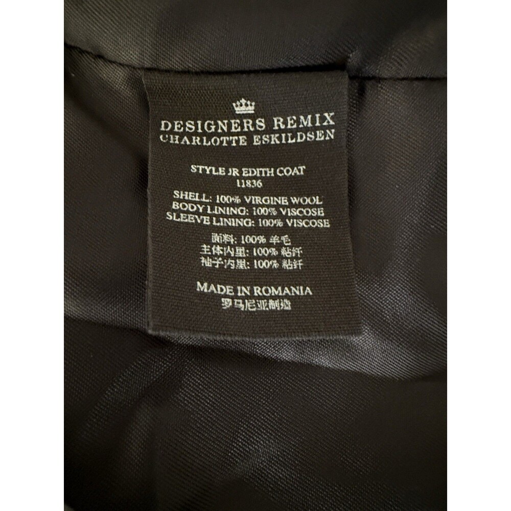 Little Remix Designer Coat Black - Picture 9 of 10